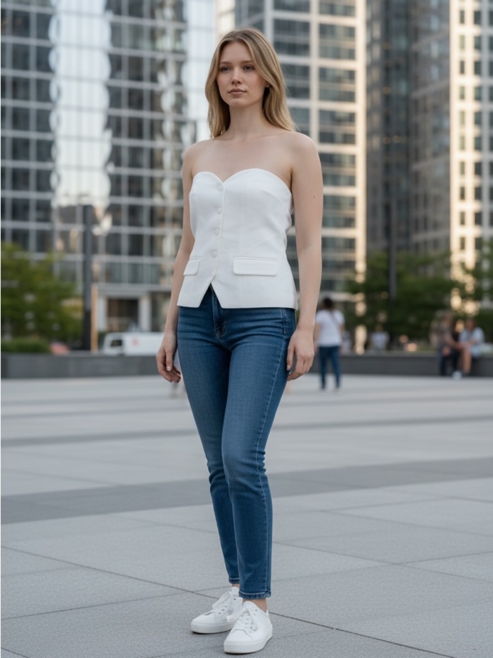 Sincerely Jules Strapless Vest